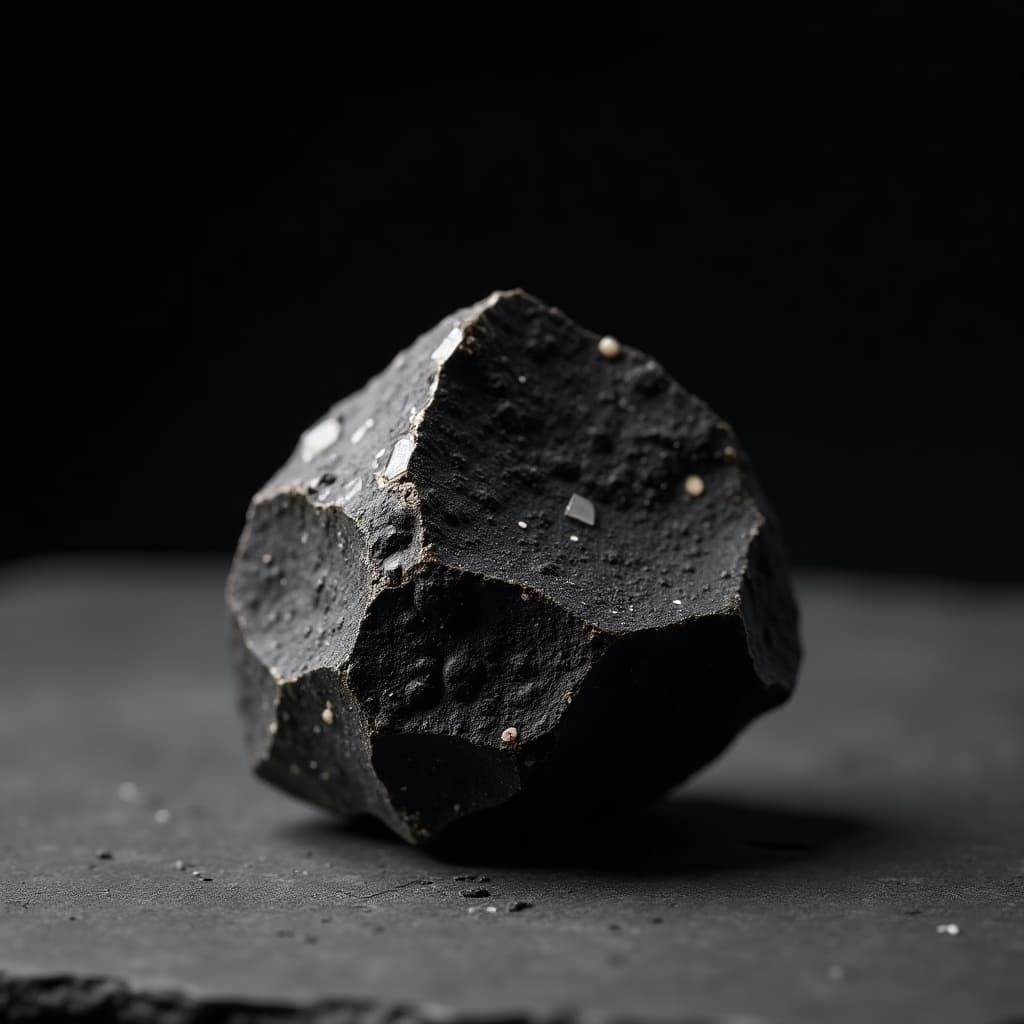 Black Obsidian — natural rock specimen