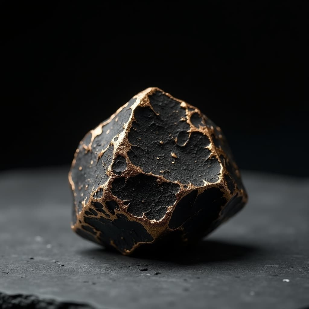 Gold Sheen Obsidian — natural rock specimen