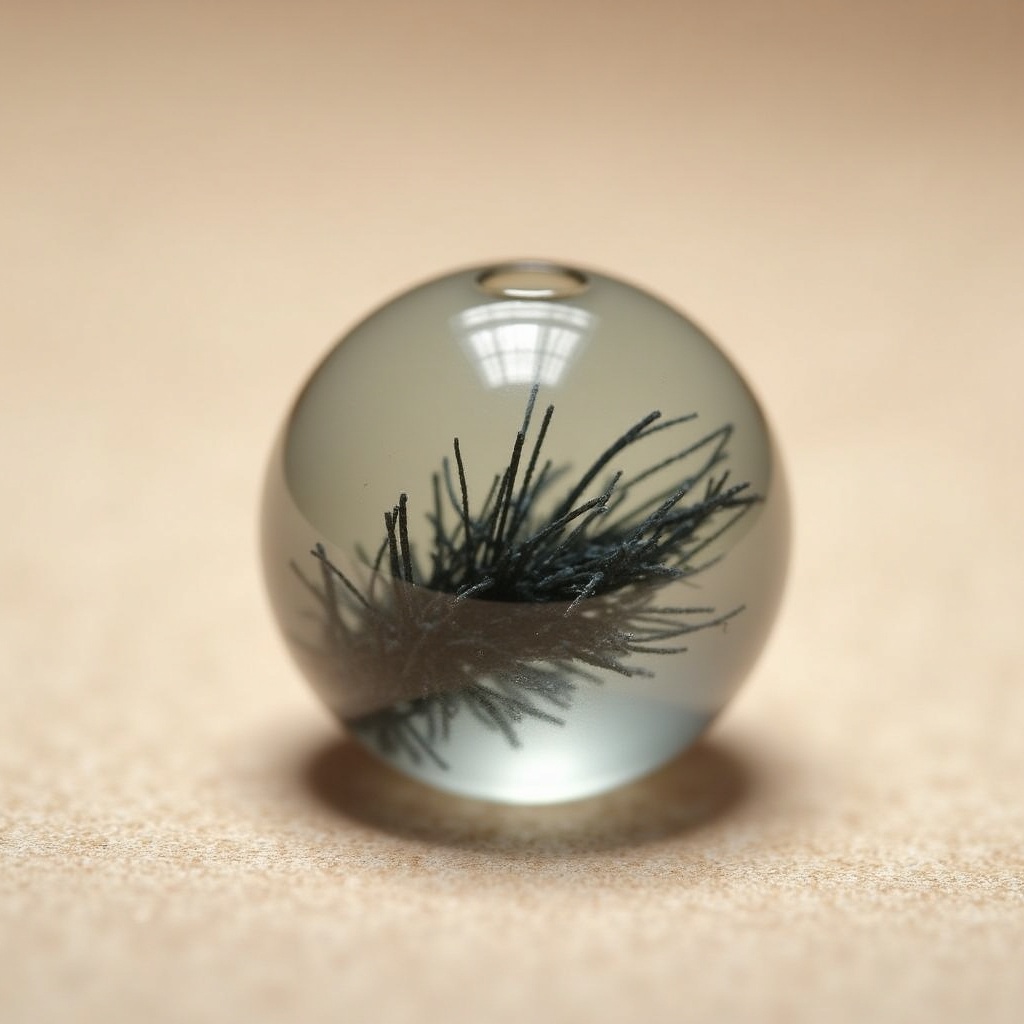 Black Tourmalinated Quartz
