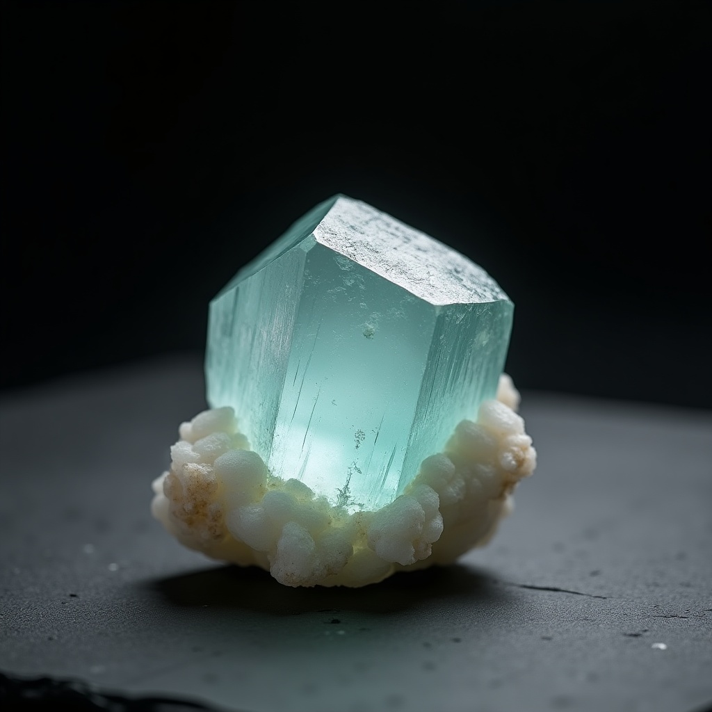 Aquamarine — natural rock specimen