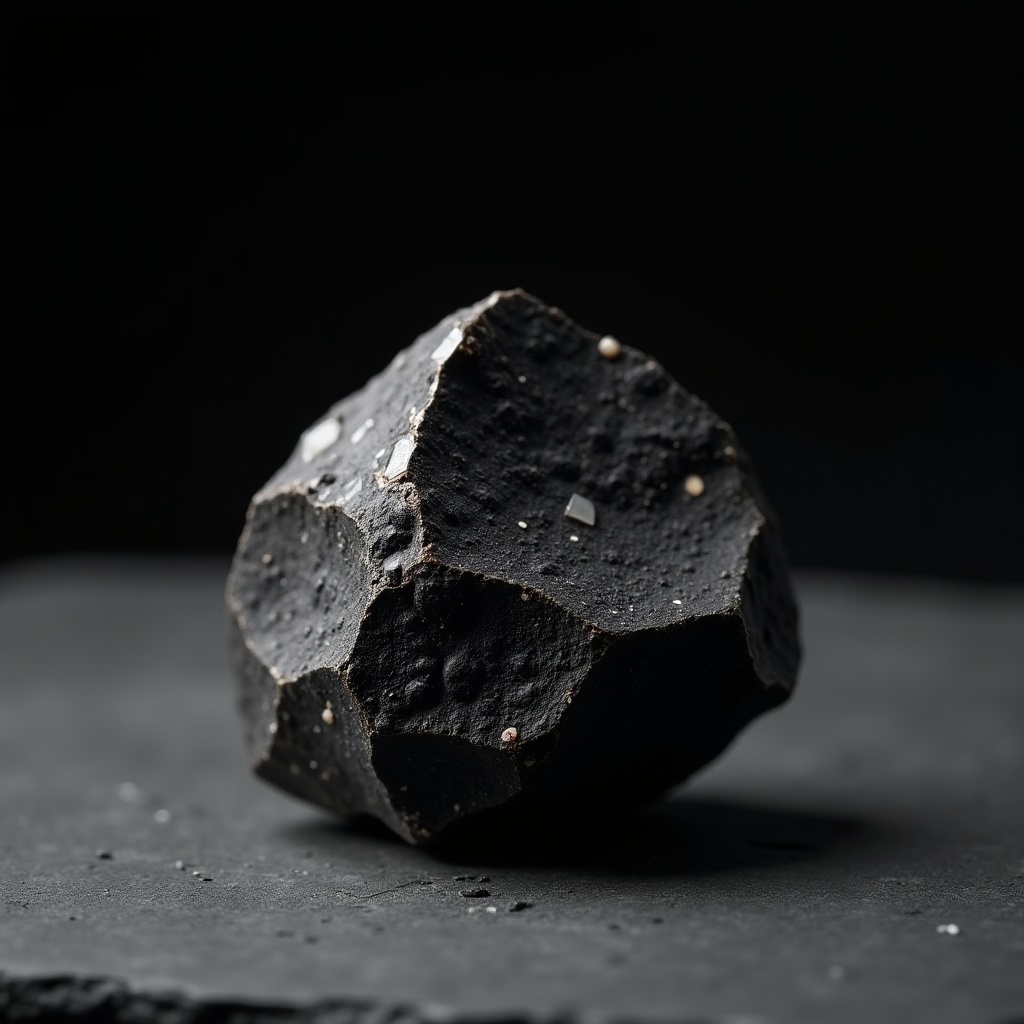Black Obsidian — natural rock specimen
