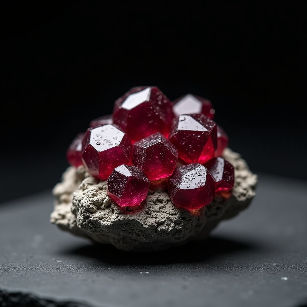 Garnet — natural rock specimen