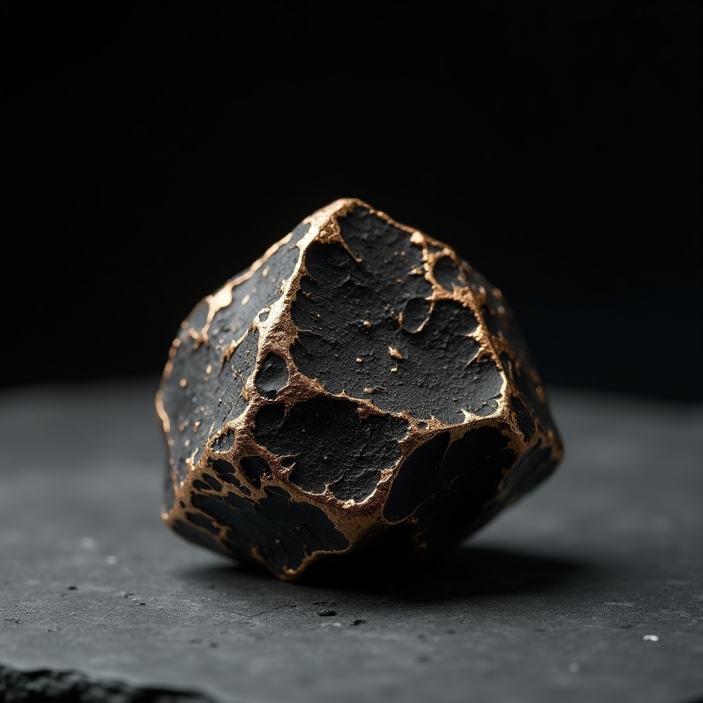 Gold Sheen Obsidian — natural rock specimen