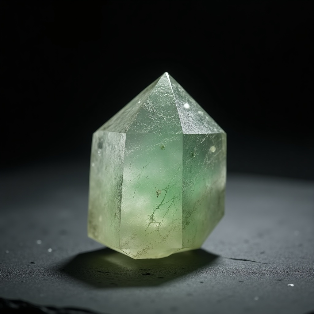 Green Rabbit-Hair Quartz — natural rock specimen