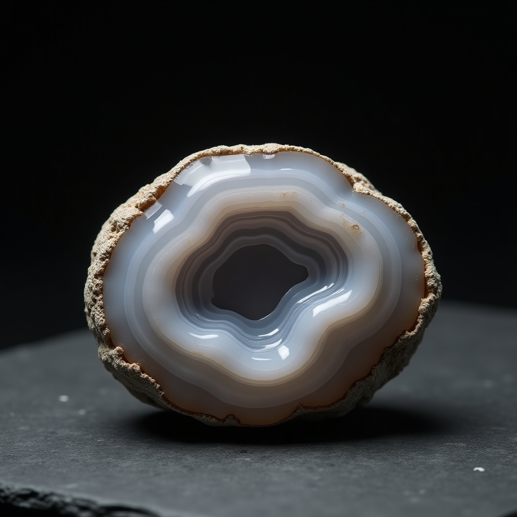 Grey Agate — natural rock specimen