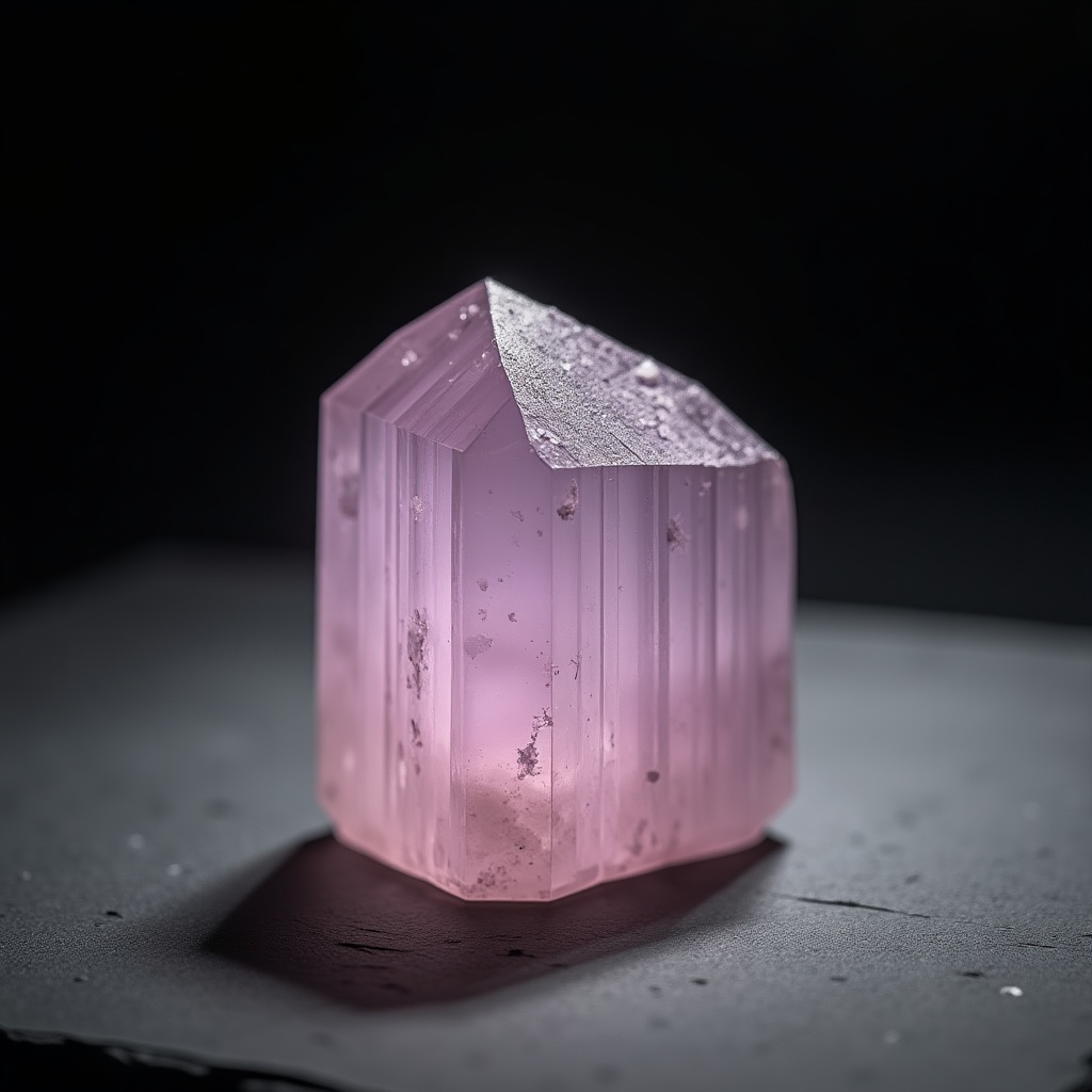 Kunzite — natural rock specimen