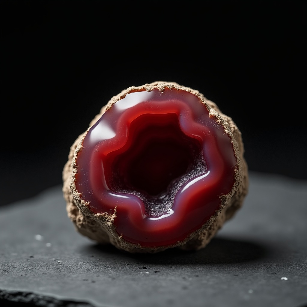 Red Agate — natural rock specimen