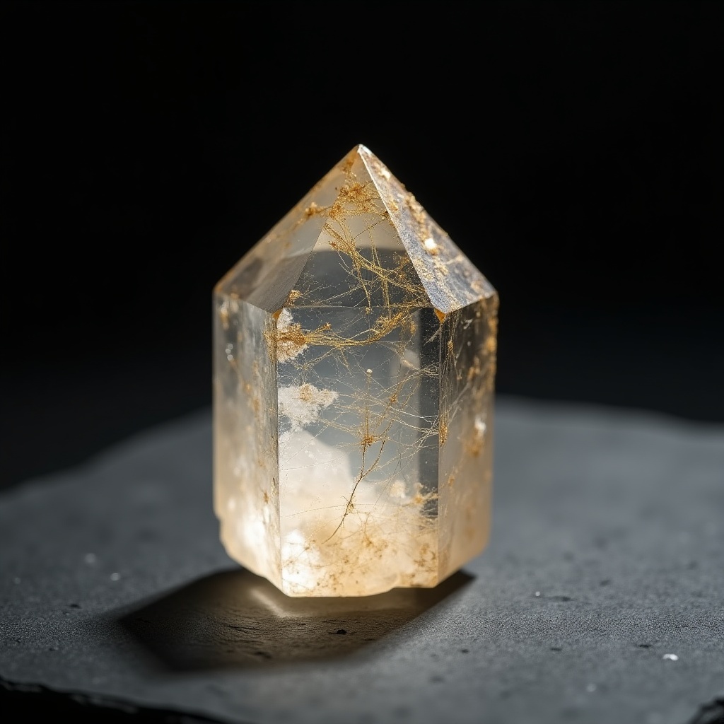 Rutilated Quartz — natural rock specimen